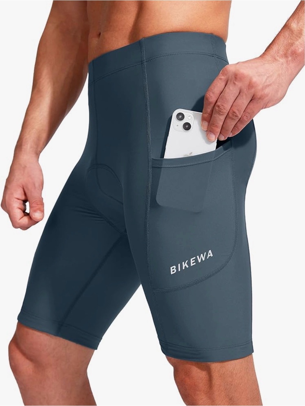 Bikewa Men's Bike Shorts 3D Padded Cycling,Mountain Riding Bicycle UPF50+ Sz  XL